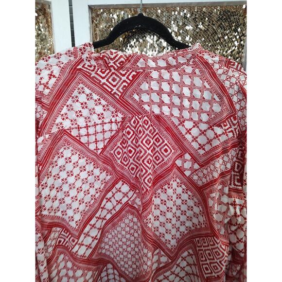 Lauren Ralph Lauren Plus Size Blouse Bohemian 2XL - Picture 9 of 13